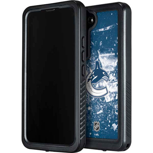 NHL Vancouver Canucks Frozen Galaxy S24 Plus Waterproof Case